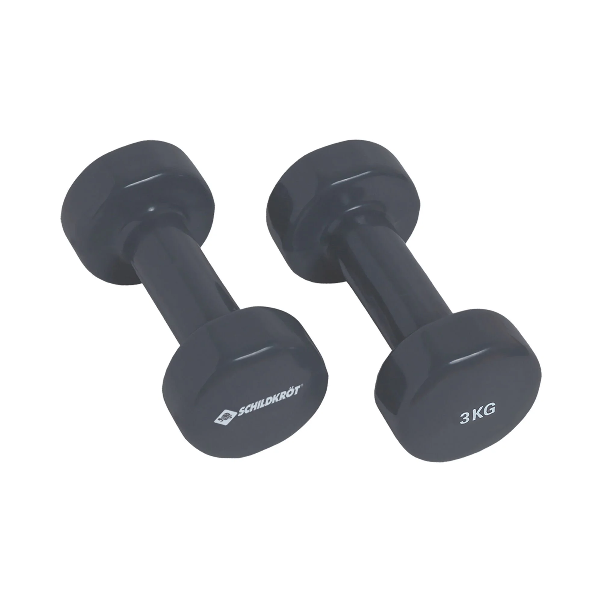 Schildkröt Fitness Vinyl-Hanteln 3 Kg Set - Grigio