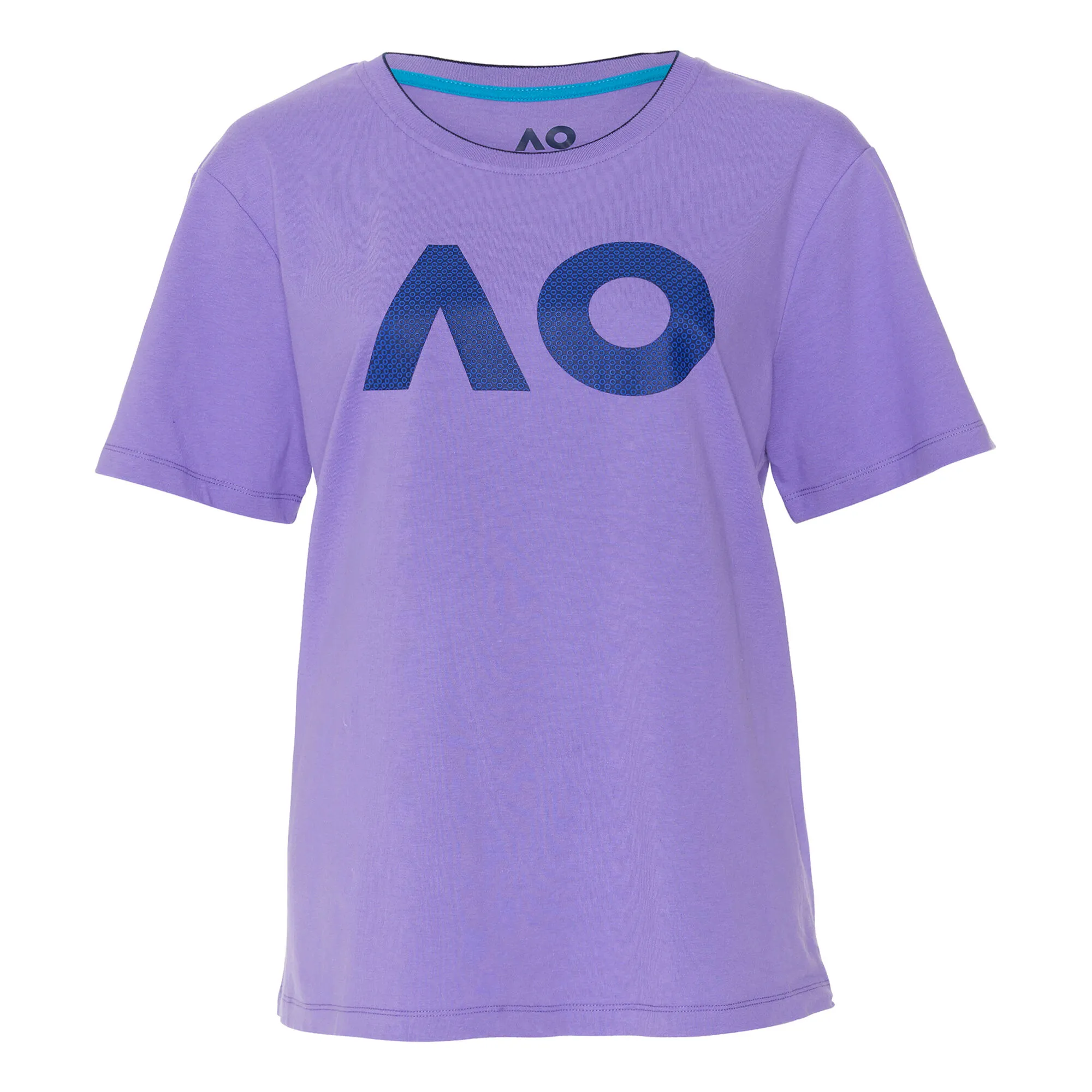 Australian Open AO Stack Print Core Logo Maglietta Donna - Viola