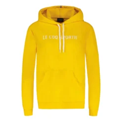 Le Coq Sportif Nr°1 Felpa Con Cappuccio Donna - Giallo