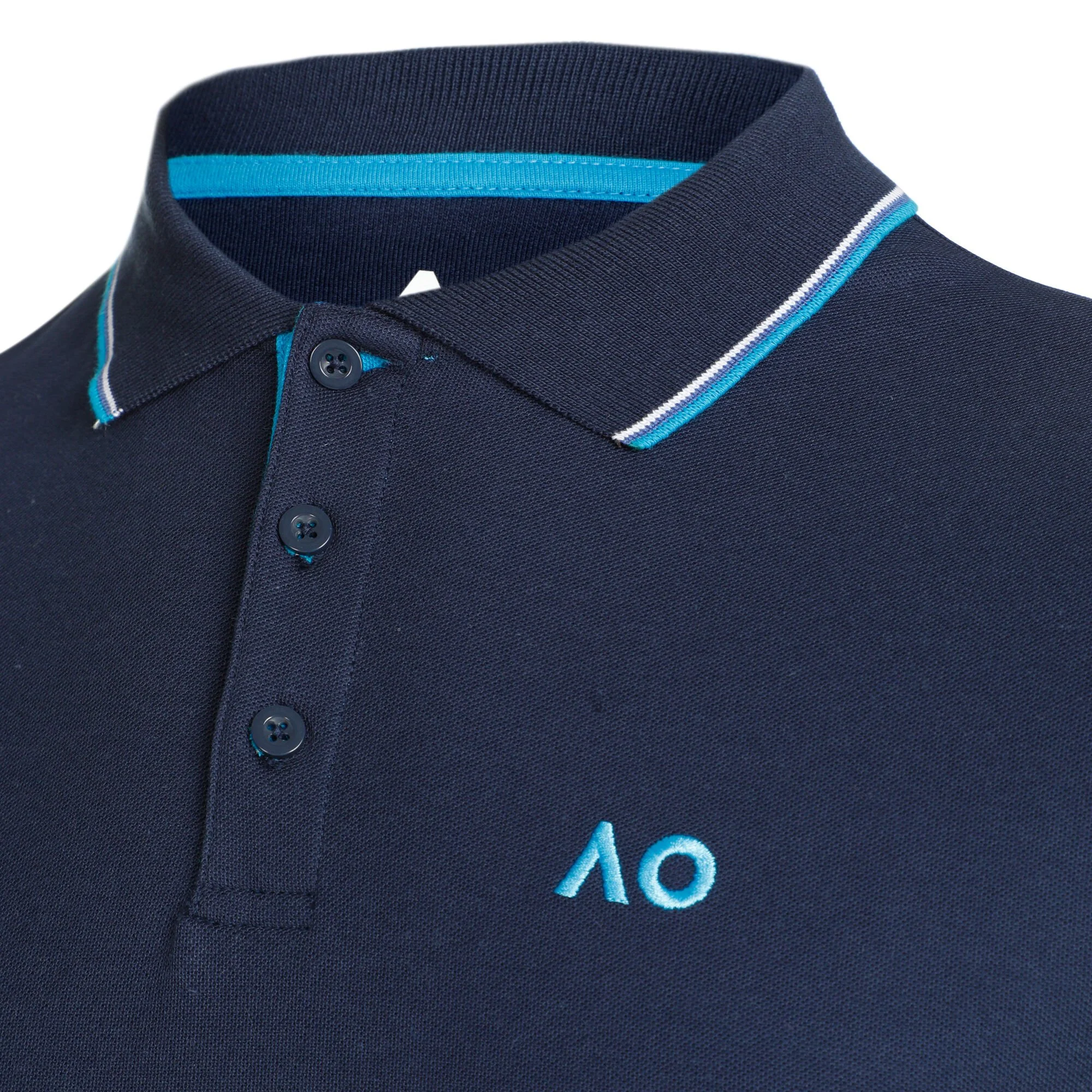 Australian Open AO Player Polo Uomini - Blu Scuro, Blu - immagine 8