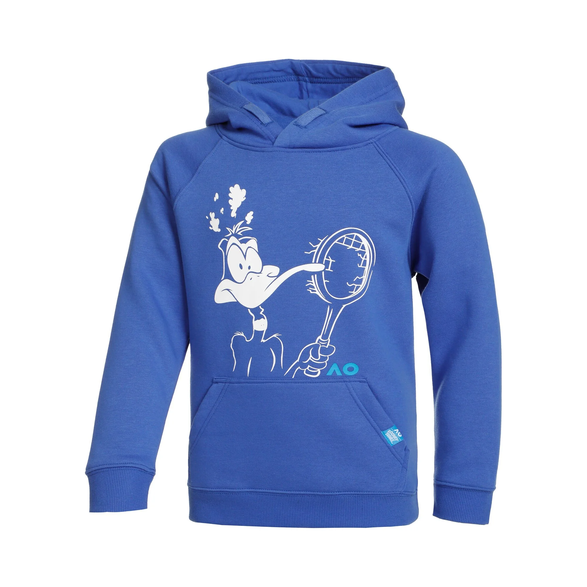 Australian Open AO Daffy Duck Felpa Con Cappuccio Ragazzi - Blu, Bianco