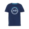 Australian Open AO Round Logo Maglietta Ragazzi - Blu Scuro, Blu