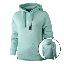 Quiet Please Ready To Serve Felpa Con Cappuccio Donna - Turchese