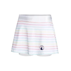 Quiet Please Rainbow Stripe Bounce Gonna Donna - Bianco, Multicolore