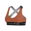 Calvin Klein Medium Support Reggiseni Sportivi Donna - Ruggine, Nero
