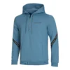 Calvin Klein 1/4 Zip Felpa Con Cappuccio Uomini - Blu