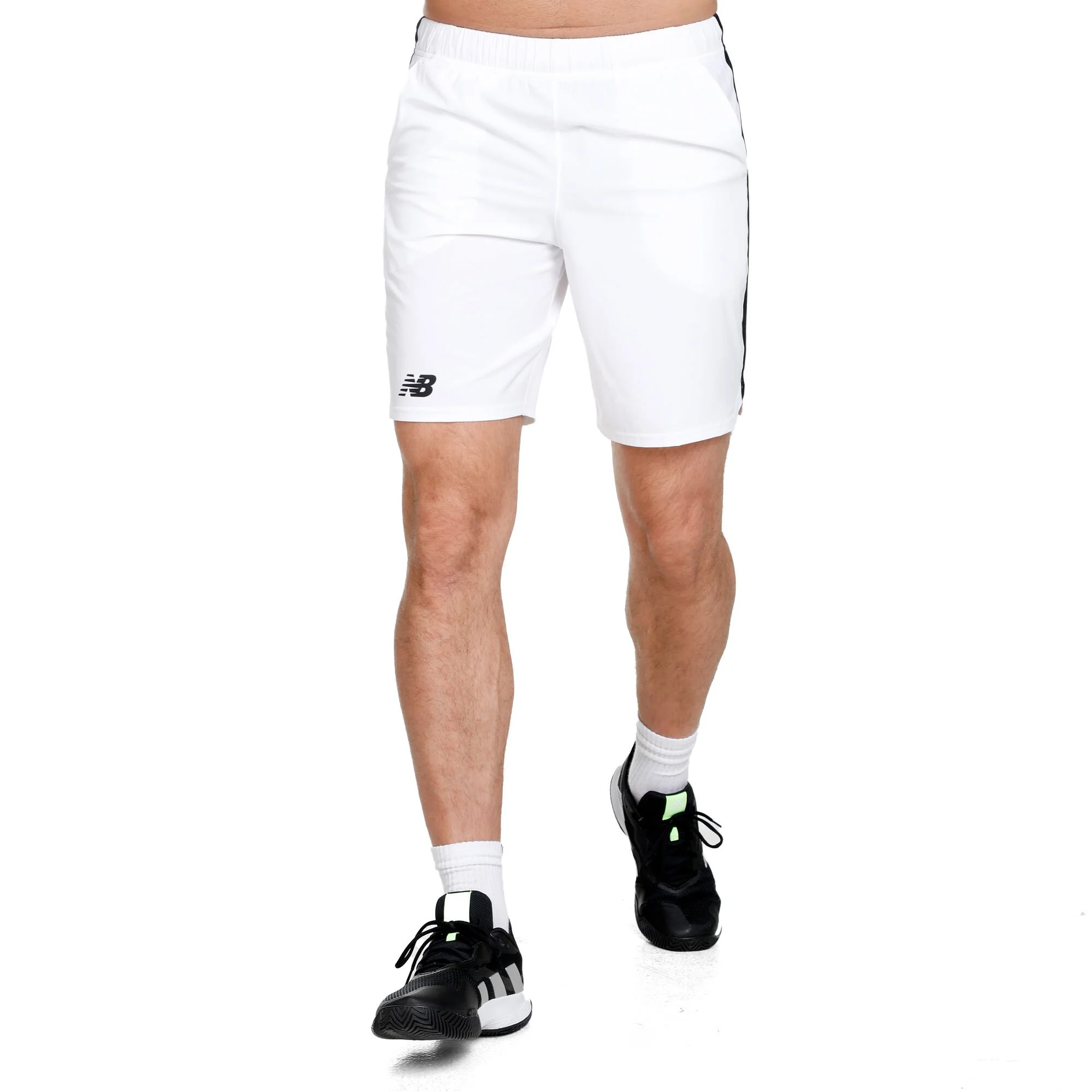 New Balance Tournament 9in Pantaloncini Uomini - Bianco - immagine 5