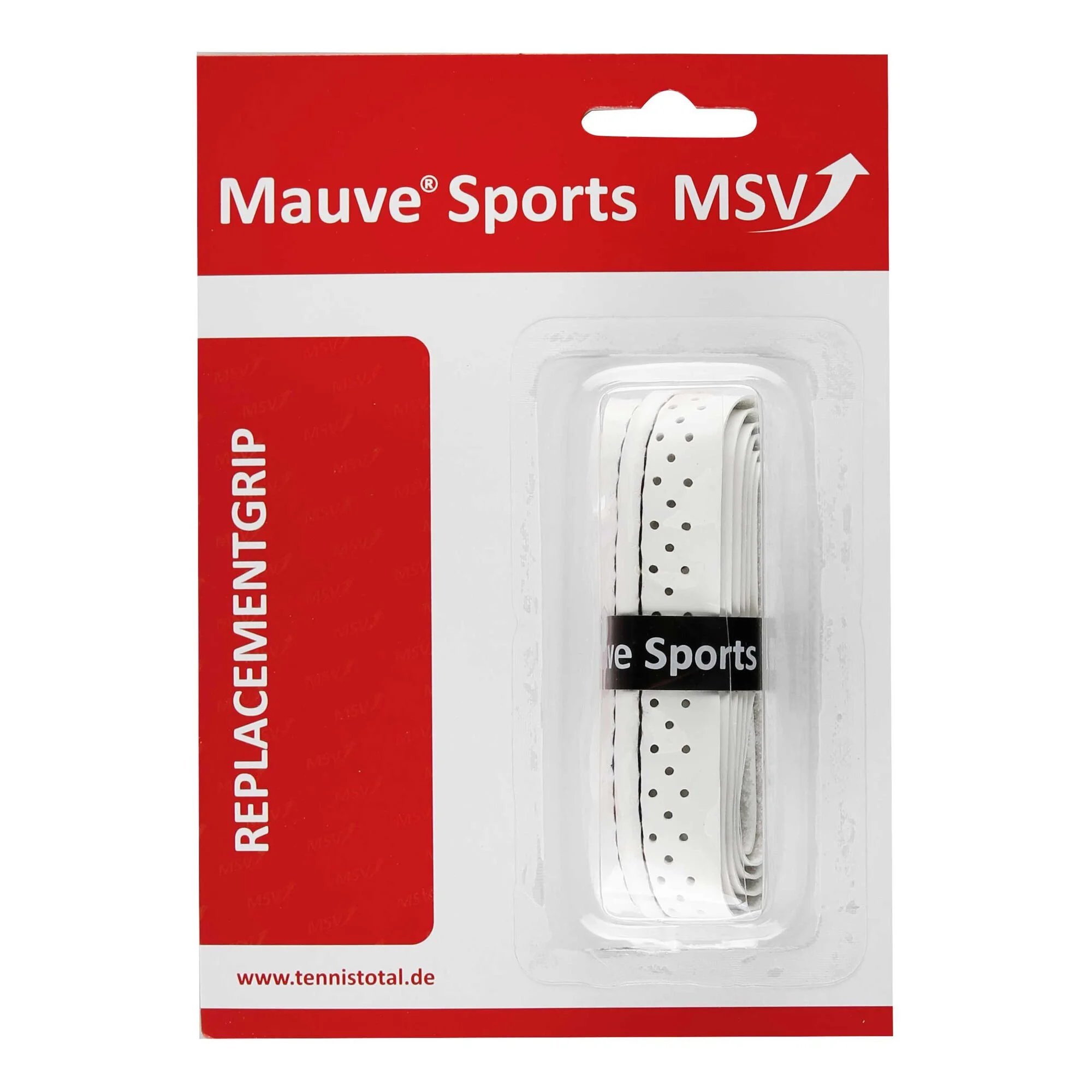 MSV Basic Grip Soft-Stich Perforated And Stitched Confezione Da 1 - Bianco