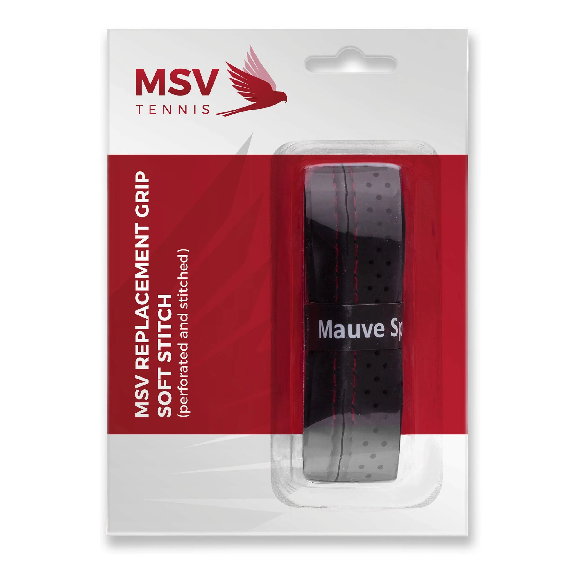 MSV Basic Grip Soft-Stich Perforated And Stitched Confezione Da 1 - Nero