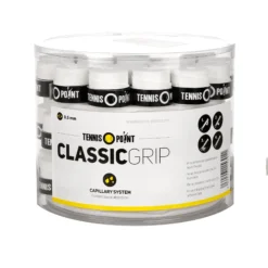 Tennis-Point Classic Grip Confezione Da 60 - Bianco