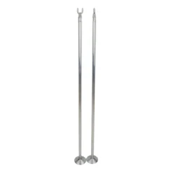 Tegra Singole Aste In Confezione Doppia, Alluminio - Argento