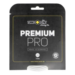 Tennis-Point Premium Pro Set Di Corde 12m - Bianco