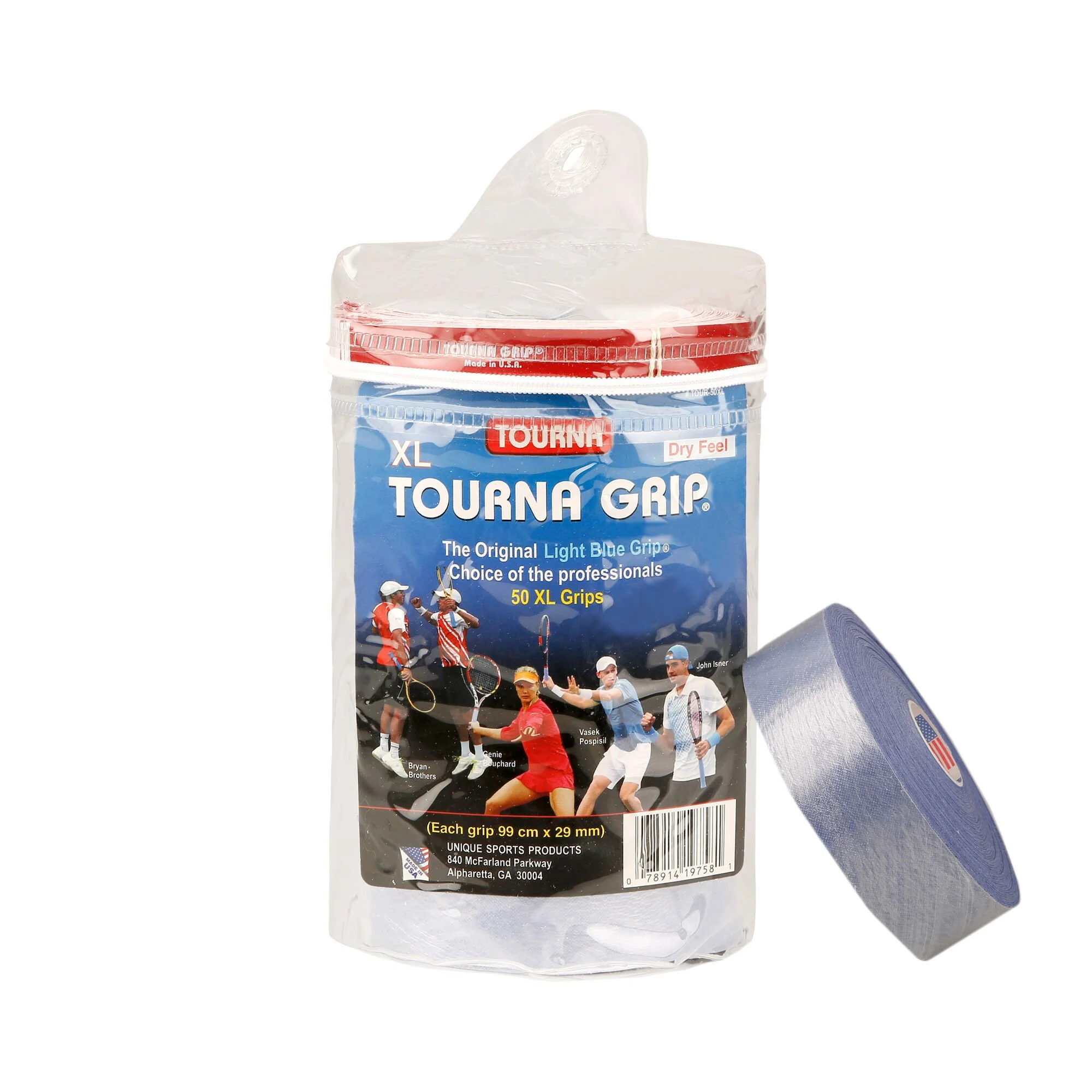 Tourna Grip Tour XL Confezione Da 50 - Blu - immagine 2