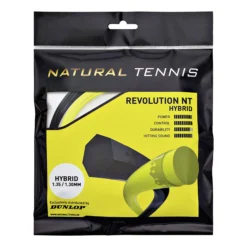 Dunlop Revolution NT Hybrid Set Di Corde 12m - Nero, Giallo