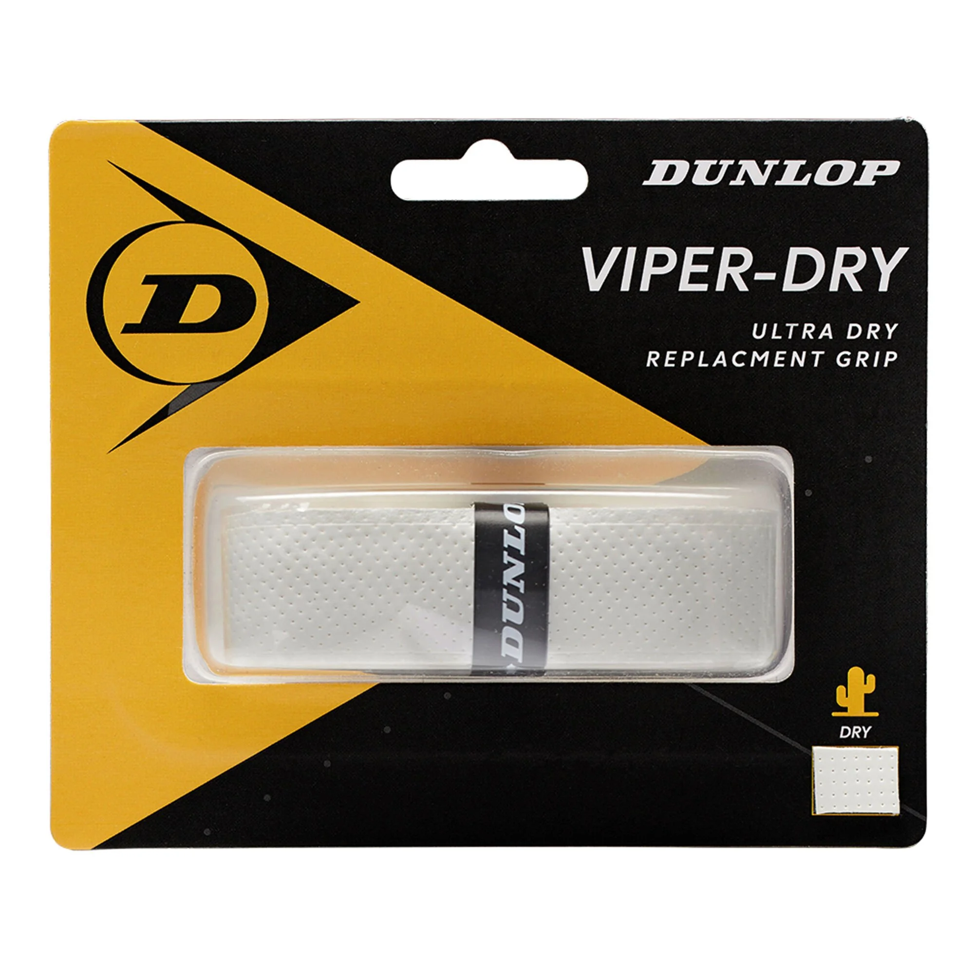 Dunlop Viperdry Replacement Grip Confezione Da 1 - Bianco