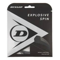 Dunlop Explosive Spin Set Di Corde 12m - Nero