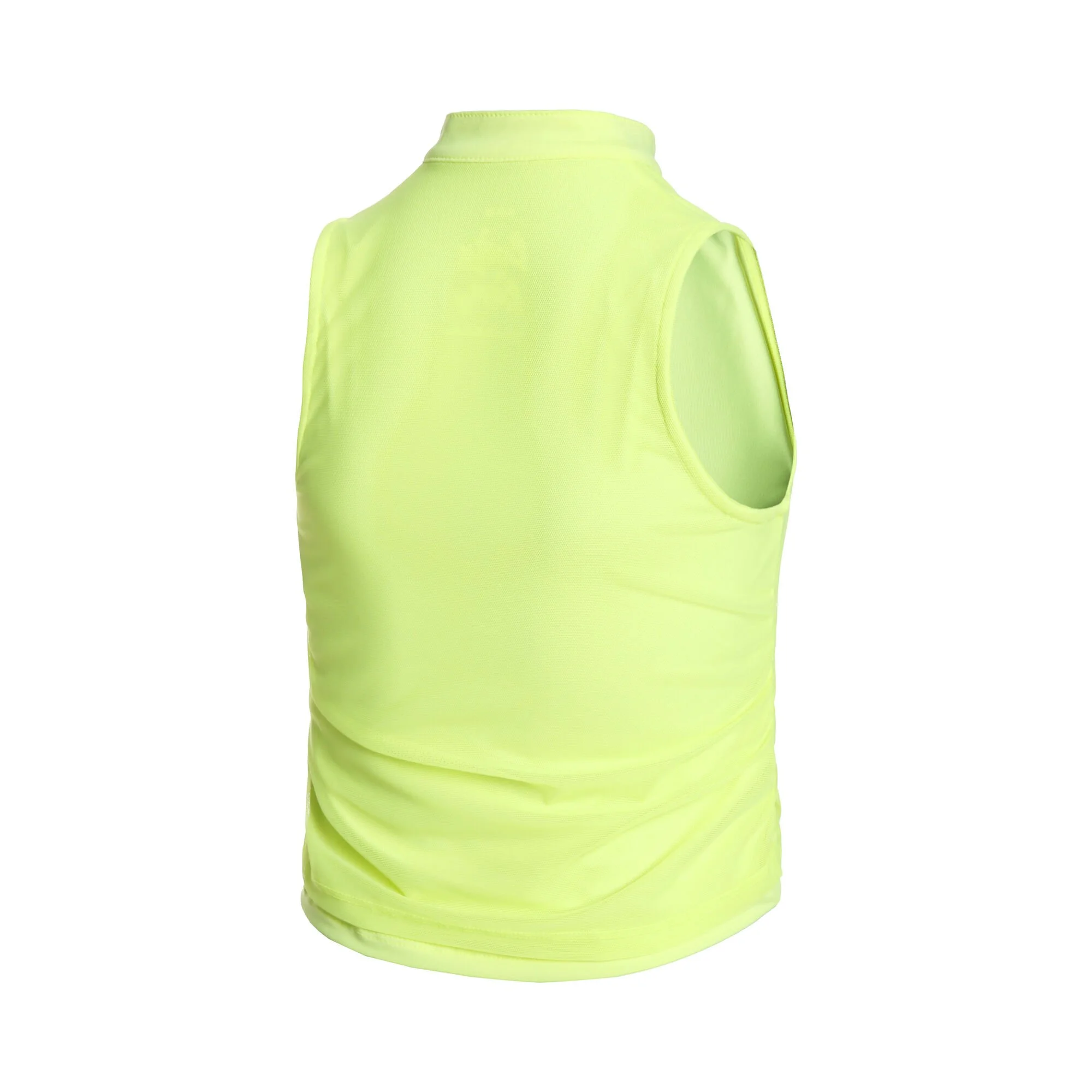 Lucky In Love Mesh Is More Canottiera Ragazze - Giallo Neon - immagine 2