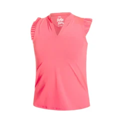 Lucky In Love Pleat Me Up Canottiera Ragazze - Corallo