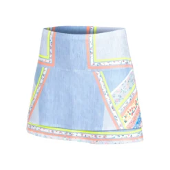 Lucky In Love Long Blossom Gonna Donna - Blu Chiaro, Multicolore