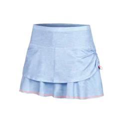 Lucky In Love Chambray Ruched Gonna Donna - Blu Chiaro