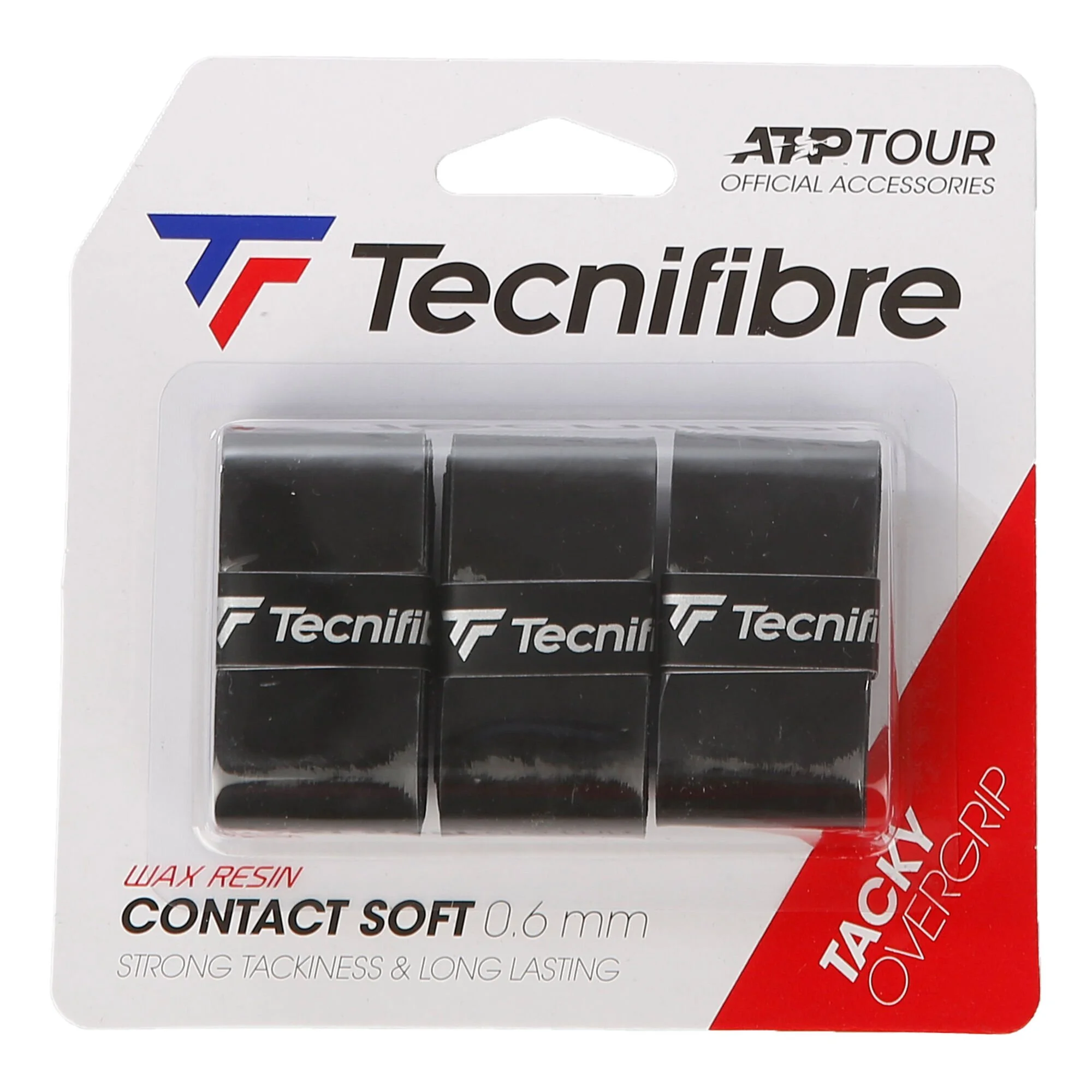 TECNIFIBRE Contact Soft 3er Schwarz - Nero