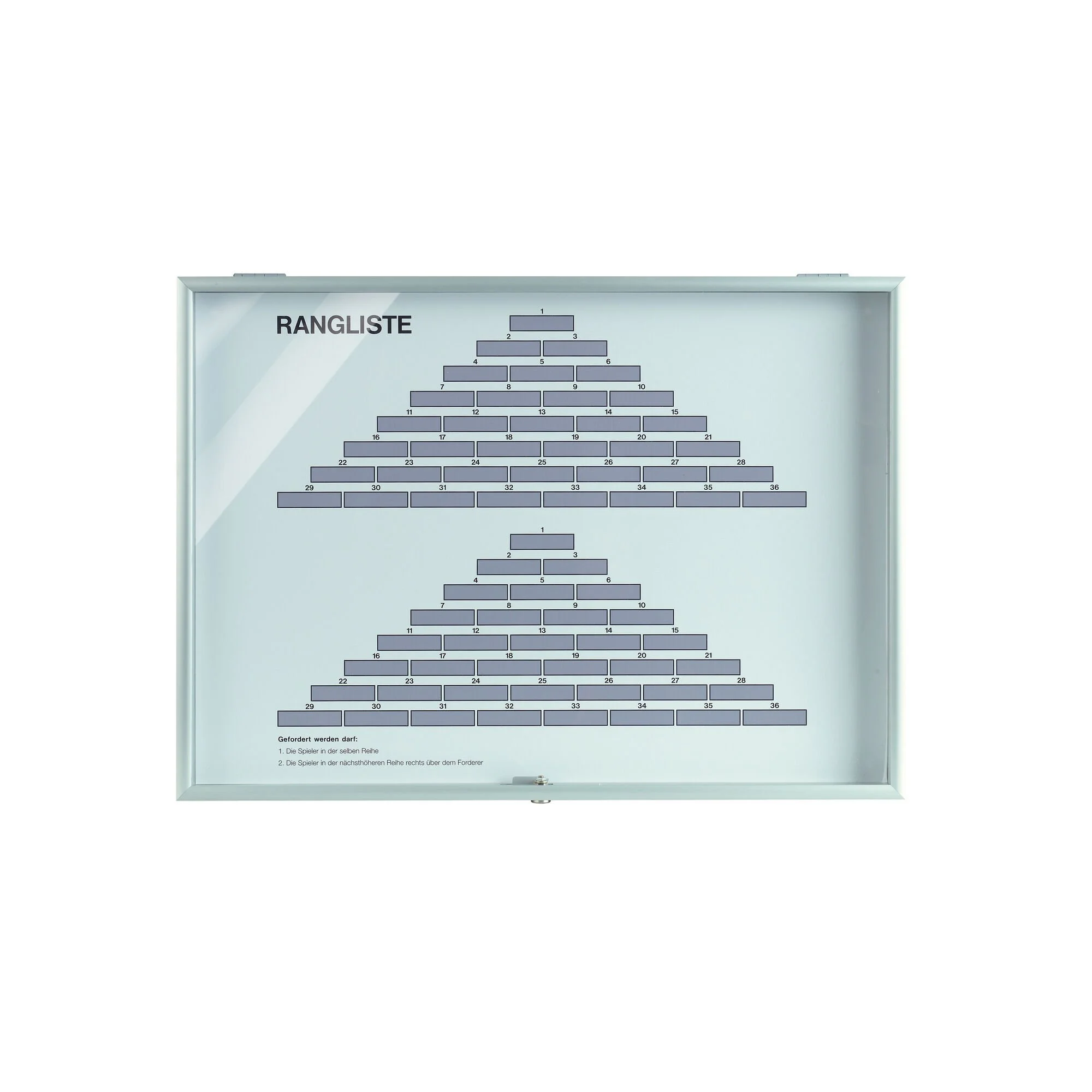 Tegra Tannenbaumtafel 2 Ränge Glaskasten Accessori