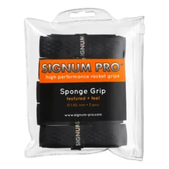 Signum Pro Sponge Grip Confezione Da 5 - Nero
