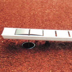 Tegra Ideala I 4 Cm Breit, Mit Bodenanker In L-Form Ancora Da Terra - Argento