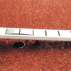 Tegra Ideala II 4+5 Cm Breit, Mit Bodenanker In L-Form Ancora Da Terra - Argento