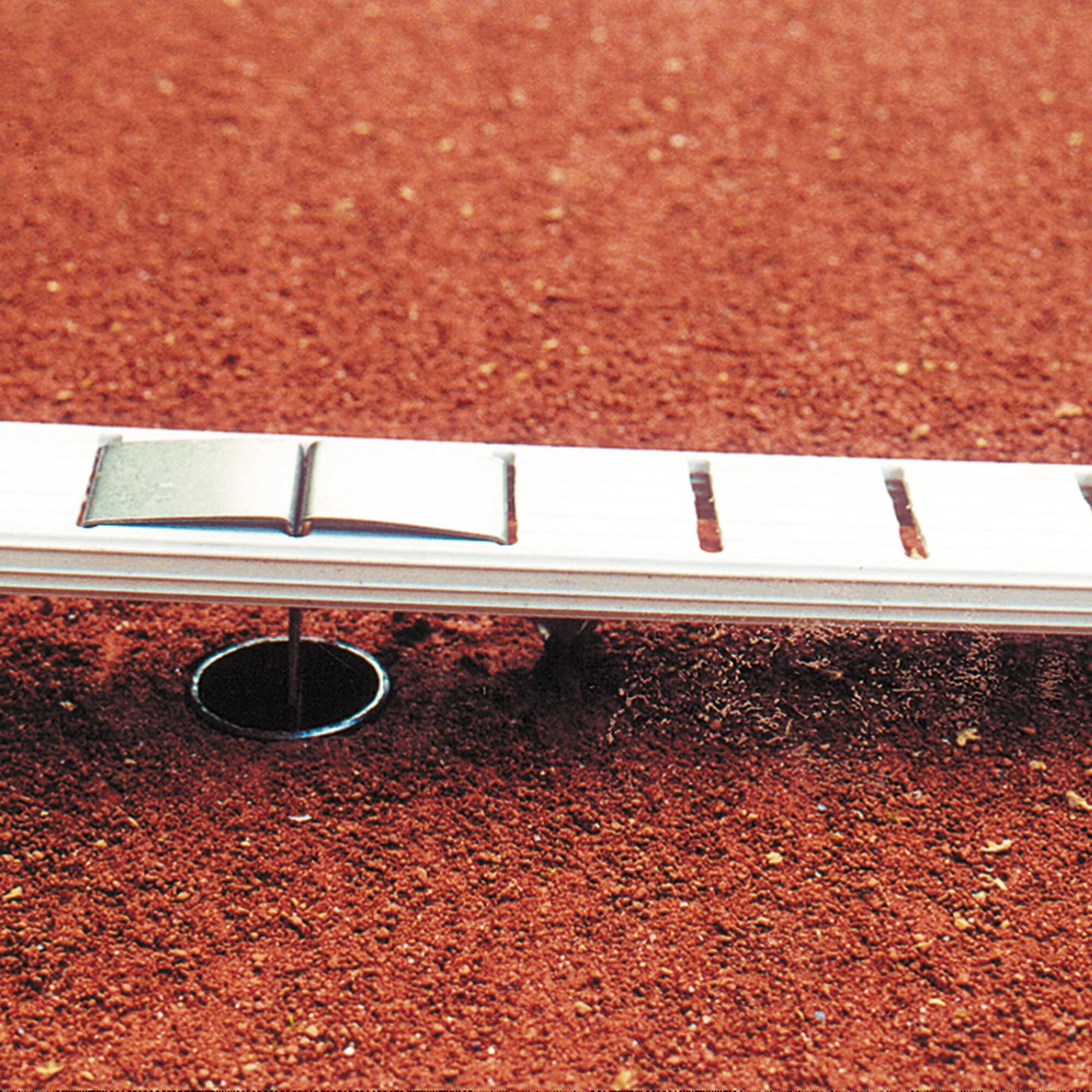 Tegra Ideala II 4+5 Cm Breit, Mit Bodenanker In L-Form Ancora Da Terra - Argento