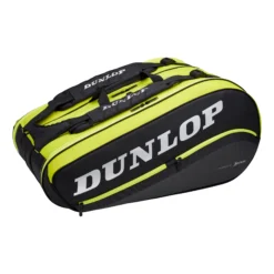 Dunlop SX Performance Thermo Borsa Per Racchetta Da 12 - Nero, Giallo