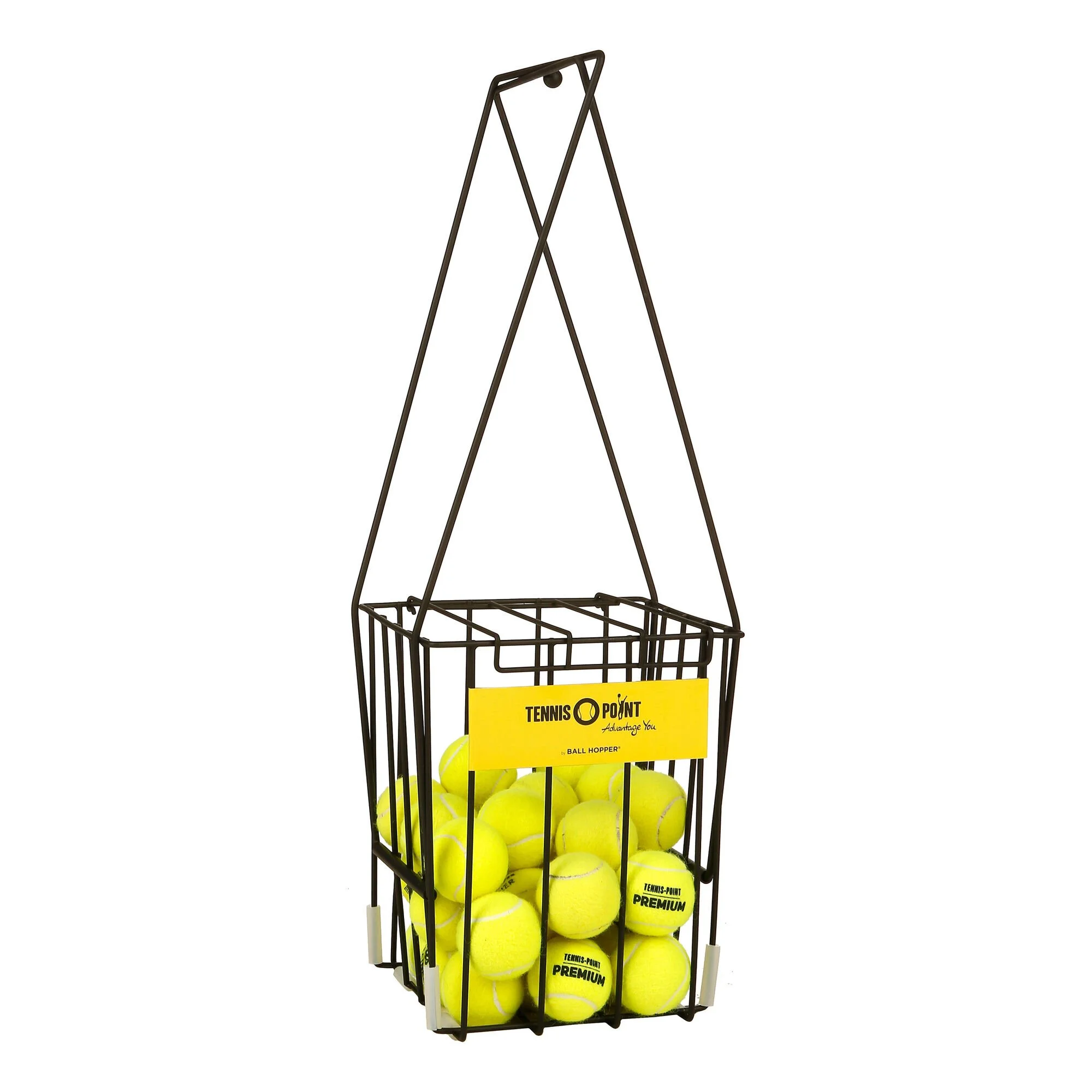 Tennis-Point Cesto Per Palline - Nero - immagine 2