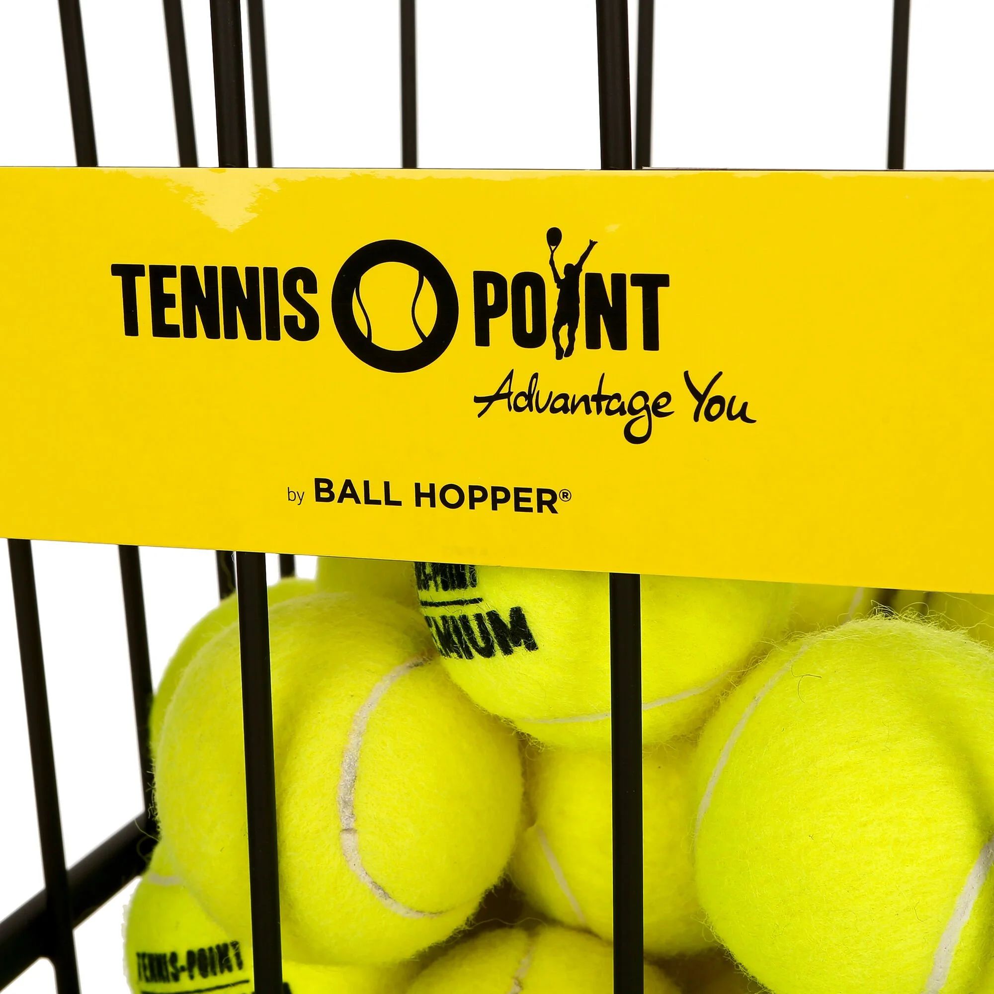 Tennis-Point Cesto Per Palline - Nero - immagine 3