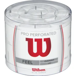Wilson Pro Overgrip Perforated Confezione Da 60 - Bianco