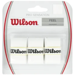 Wilson Pro Overgrip Sensation Confezione Da 3 - Bianco