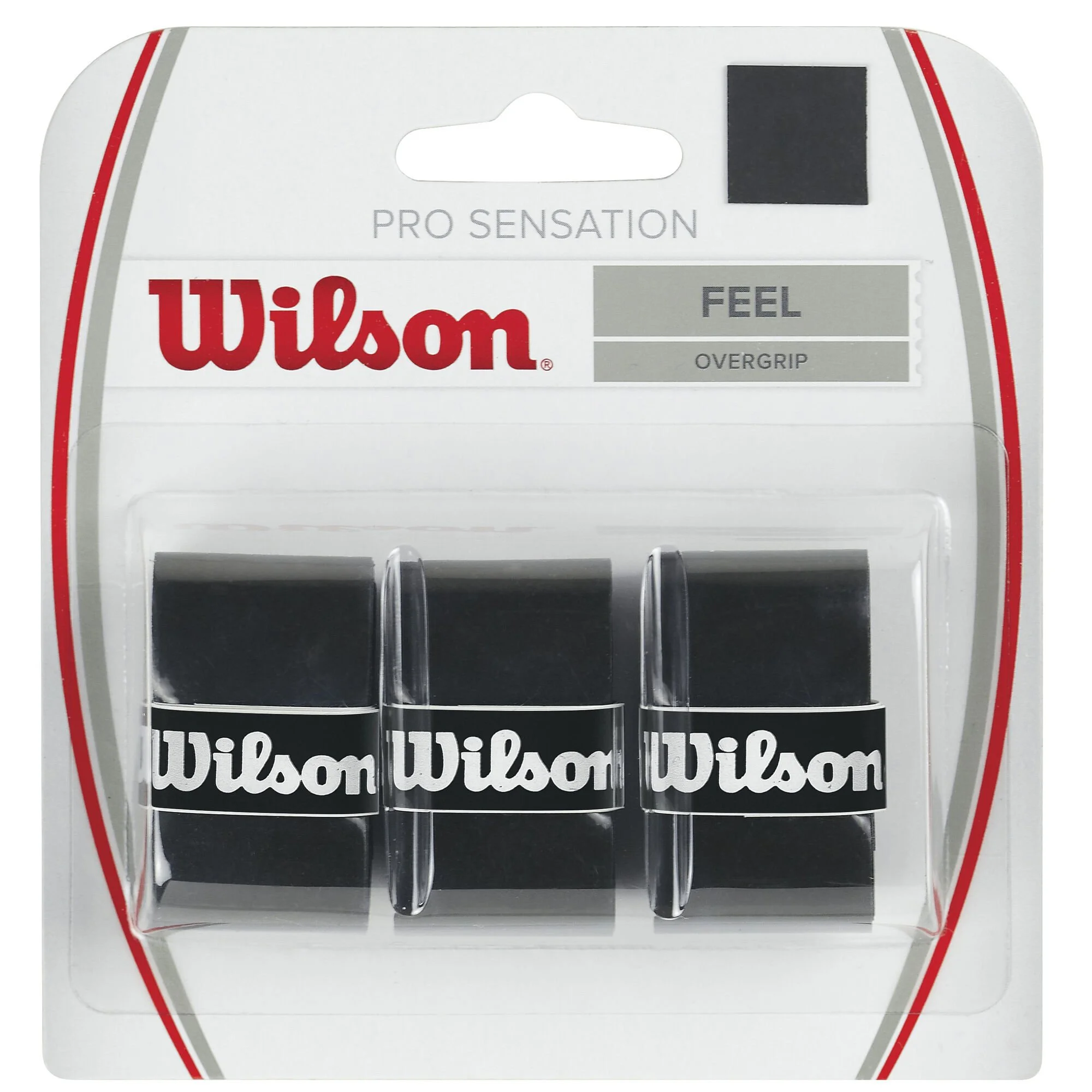 Wilson Pro Overgrip Sensation Confezione Da 3 - Nero