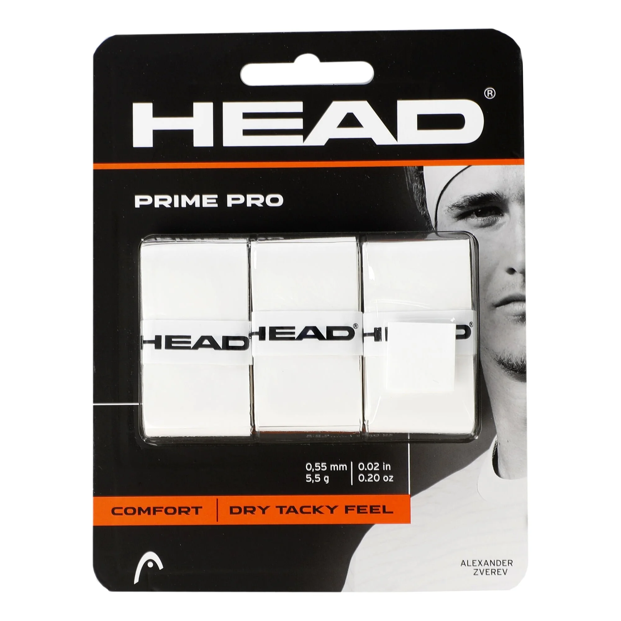Head Prime Pro 3er Confezione Da 3 - Bianco