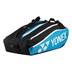 YONEX Club Line Racket Bag Borsa Per Racchetta Da 12 - Blu, Nero