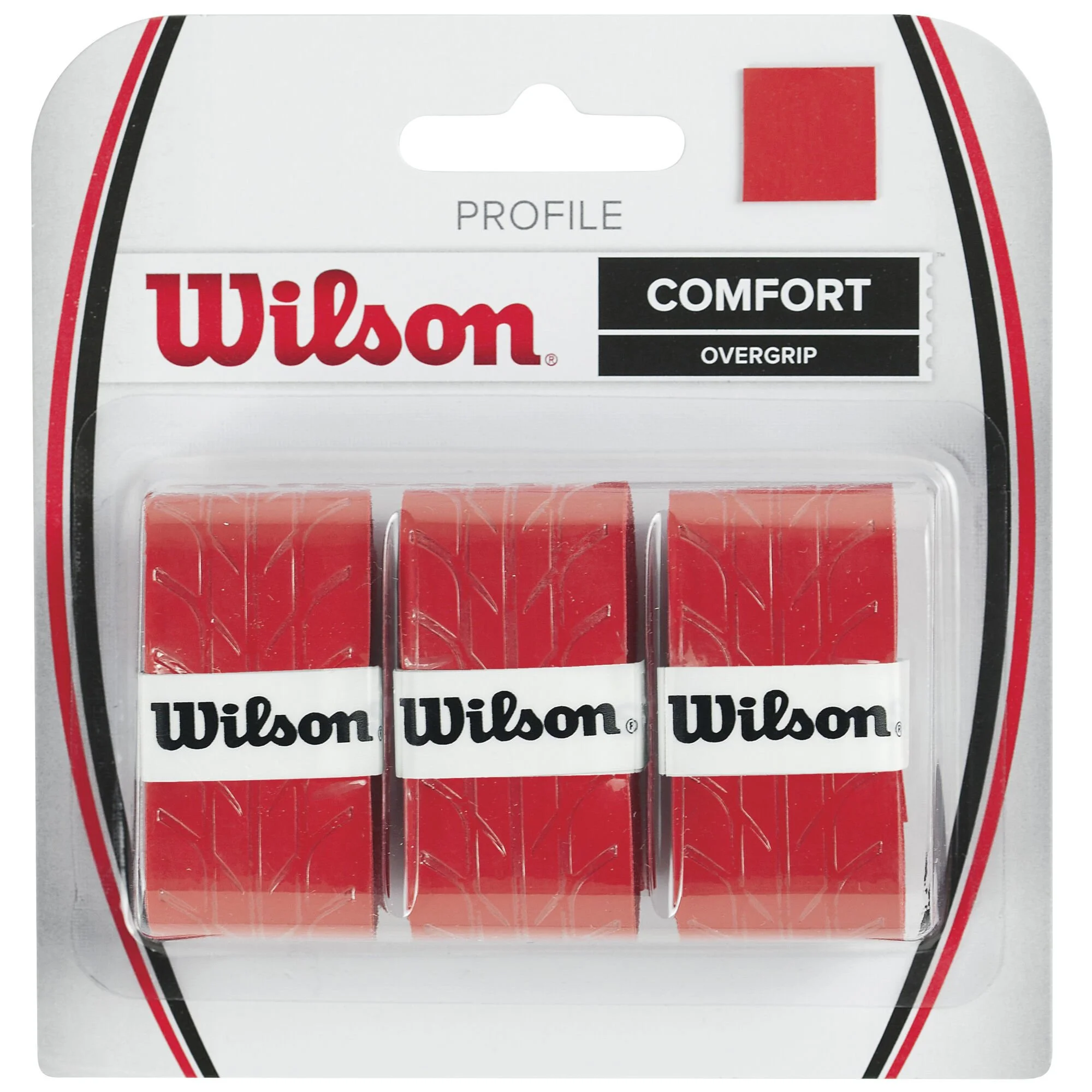 Wilson Profile Overgrip Confezione Da 3 - Rosso