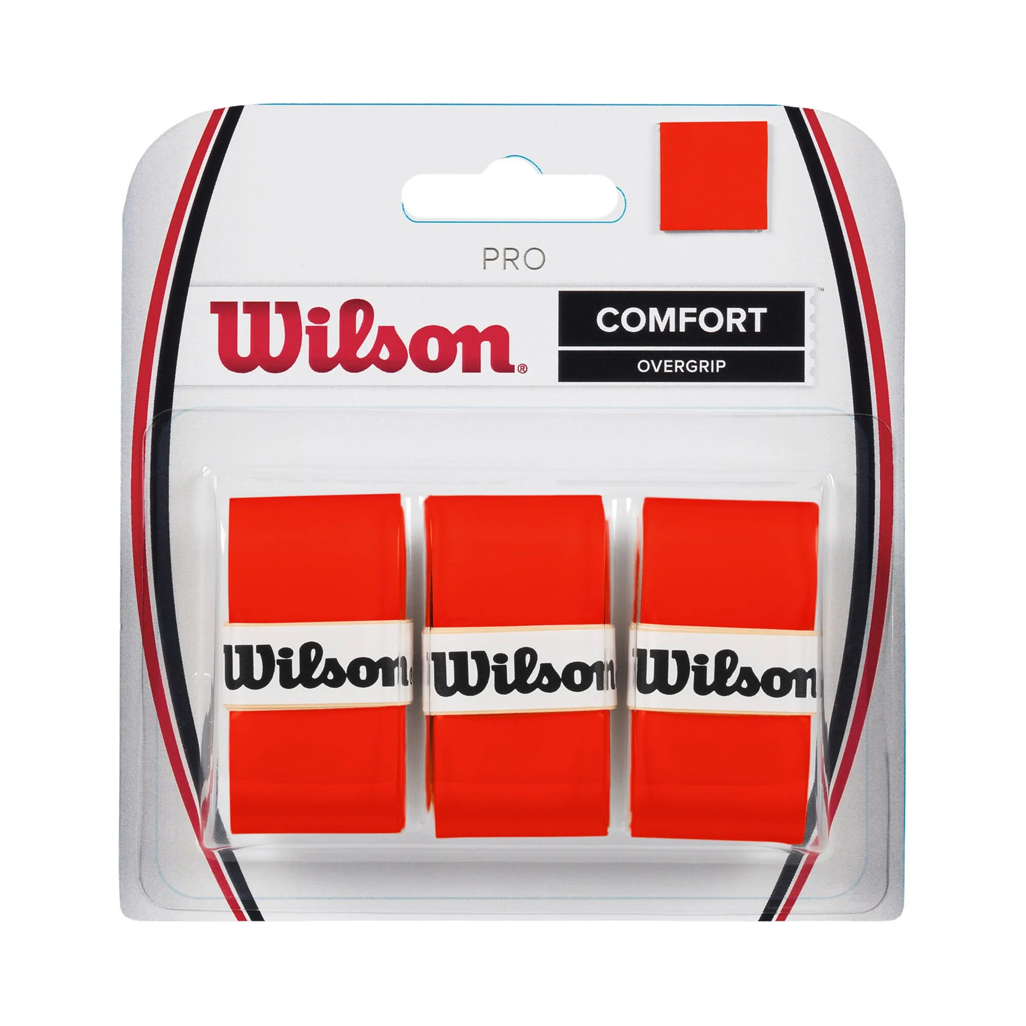 Wilson Burn Pro Overgrip Confezione Da 3 - Arancione