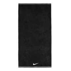Nike Fundamental Asciugamano 60x120cm - Nero, Bianco