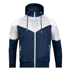 BIDI BADU Jabba Tech Giacca Da Allenamento Uomini - Blu Scuro, Grigio Chiaro