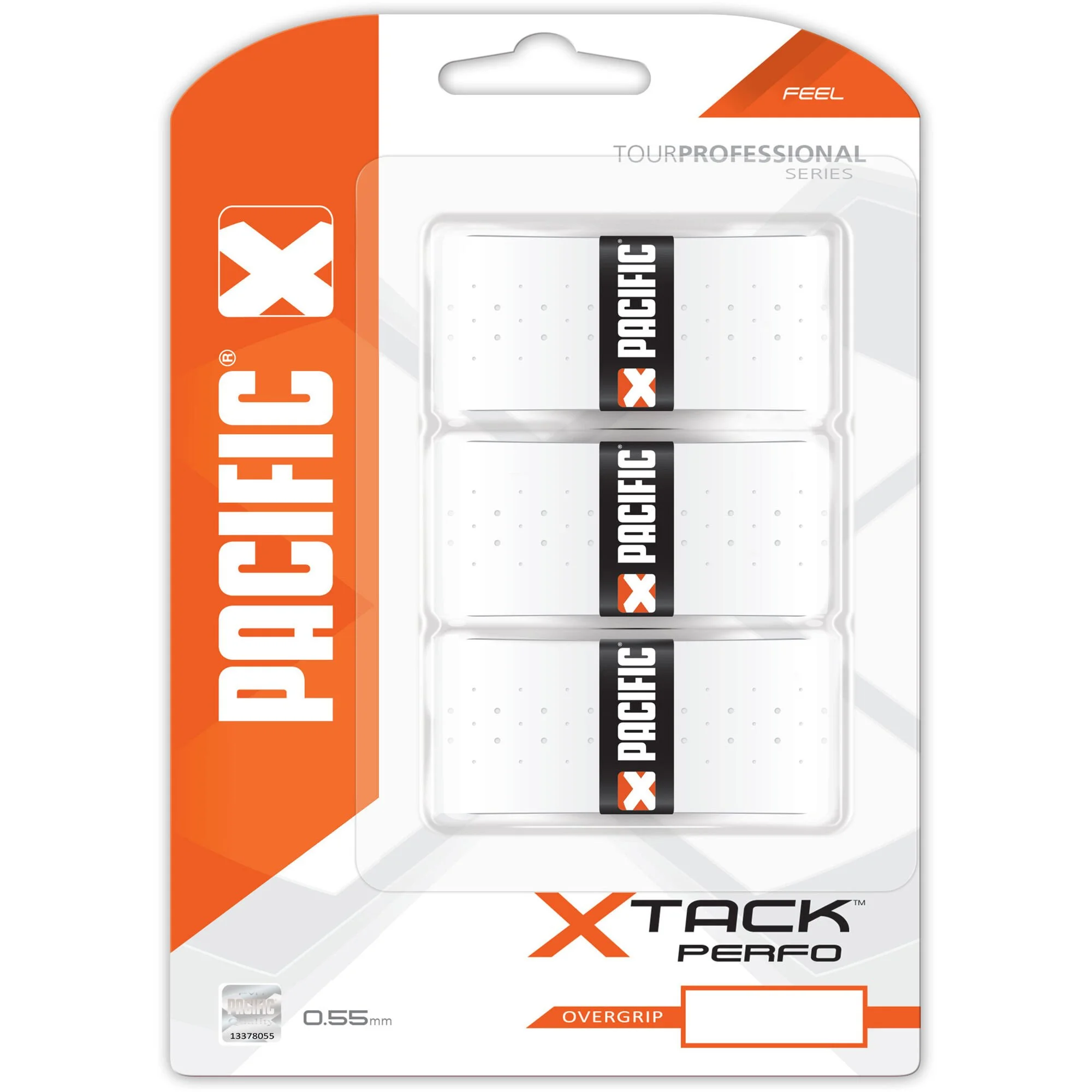 PACIFIC X Tack Pro Perfo Confezione Da 3 - Bianco