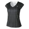 Tennis-Point Stripes Maglietta Edizione Speciale Donna - Nero, Bianco