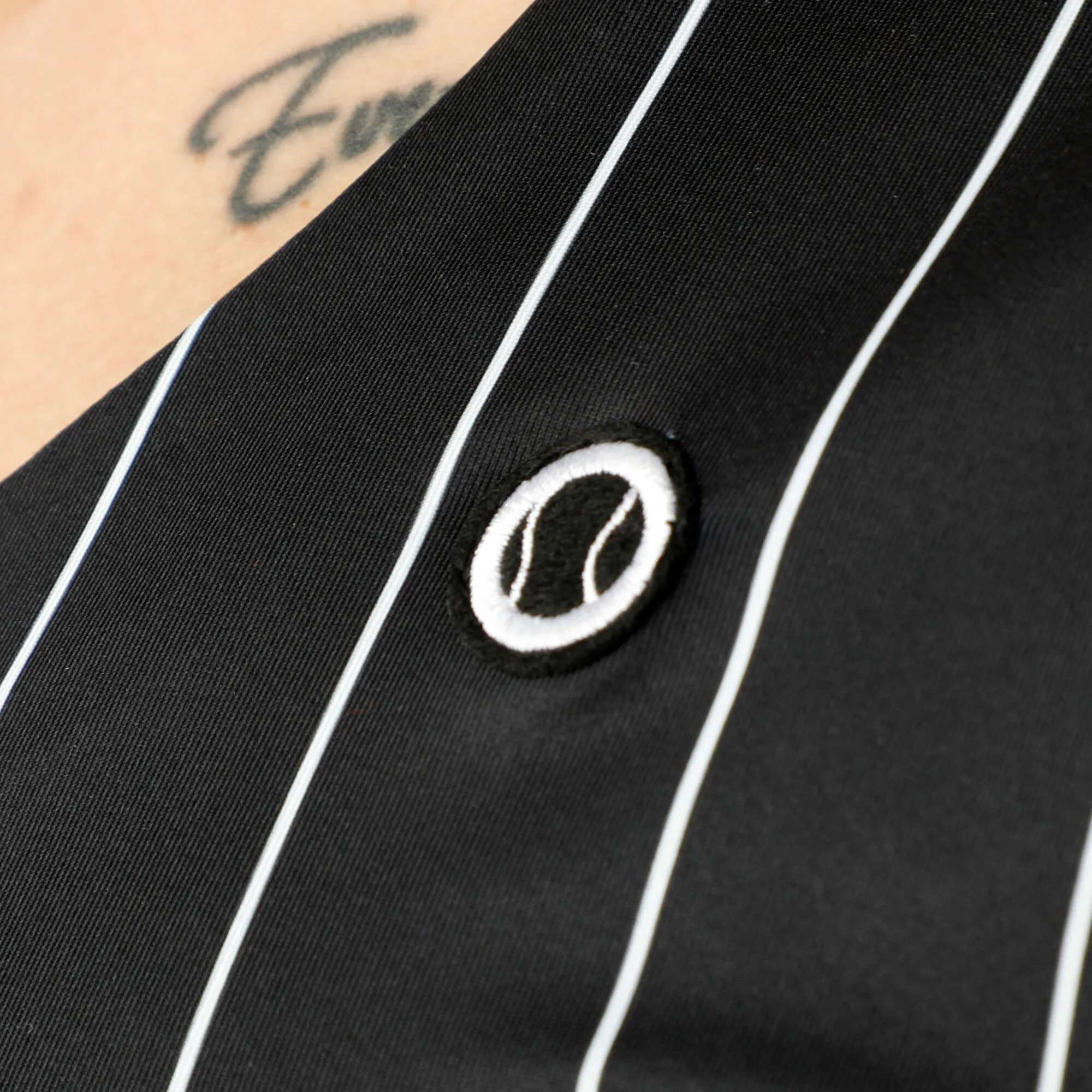 Tennis-Point Stripes Maglietta Edizione Speciale Donna - Nero, Bianco - immagine 5