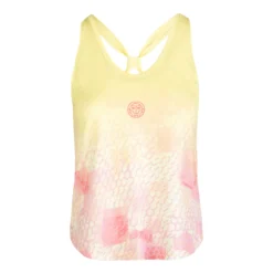 BIDI BADU Waris Tech 2in1 Canottiera Donna - Giallo, Rosa