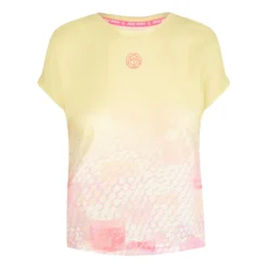 BIDI BADU Nadra Tech Maglietta Donna - Giallo, Rosa