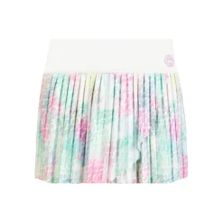 BIDI BADU Lowey Tech Plissee Gonna Donna - Bianco, Rosa