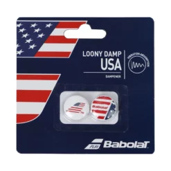 Babolat Loony Damp USA Antivibrazioni Confezione Da 2 - Blu, Rosso