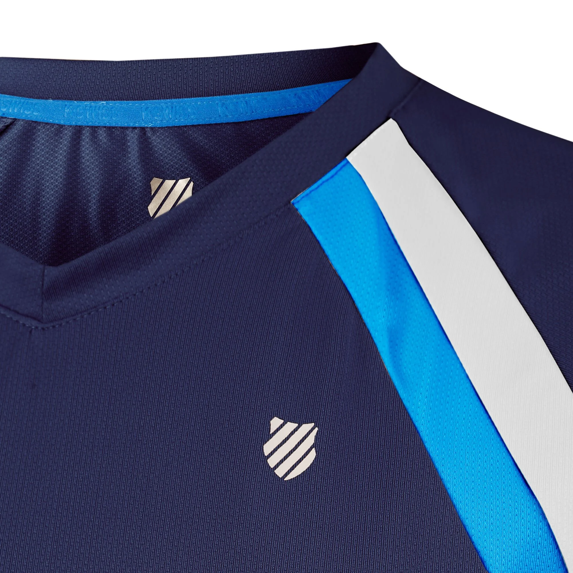 K-Swiss Core Team Maglietta Donna - Blu Scuro, Multicolore - immagine 3